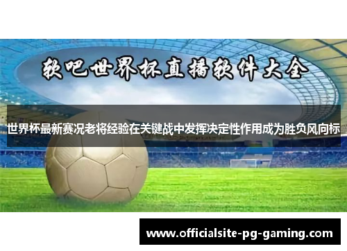世界杯最新赛况老将经验在关键战中发挥决定性作用成为胜负风向标 世界杯最新赛况老将经验在关键战中发挥决定性作用成为胜负风向标