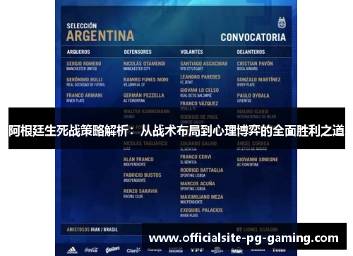 阿根廷生死战策略解析：从战术布局到心理博弈的全面胜利之道